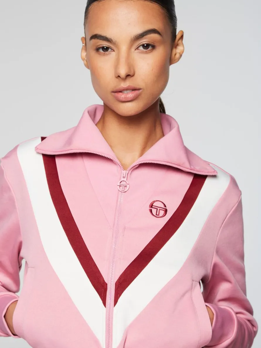 Federica Knit Zip Track Jacket- Polignac