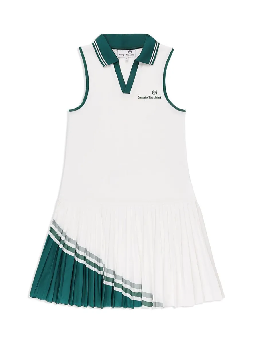 Women'S Monza Tennis Dress- Brilliant White