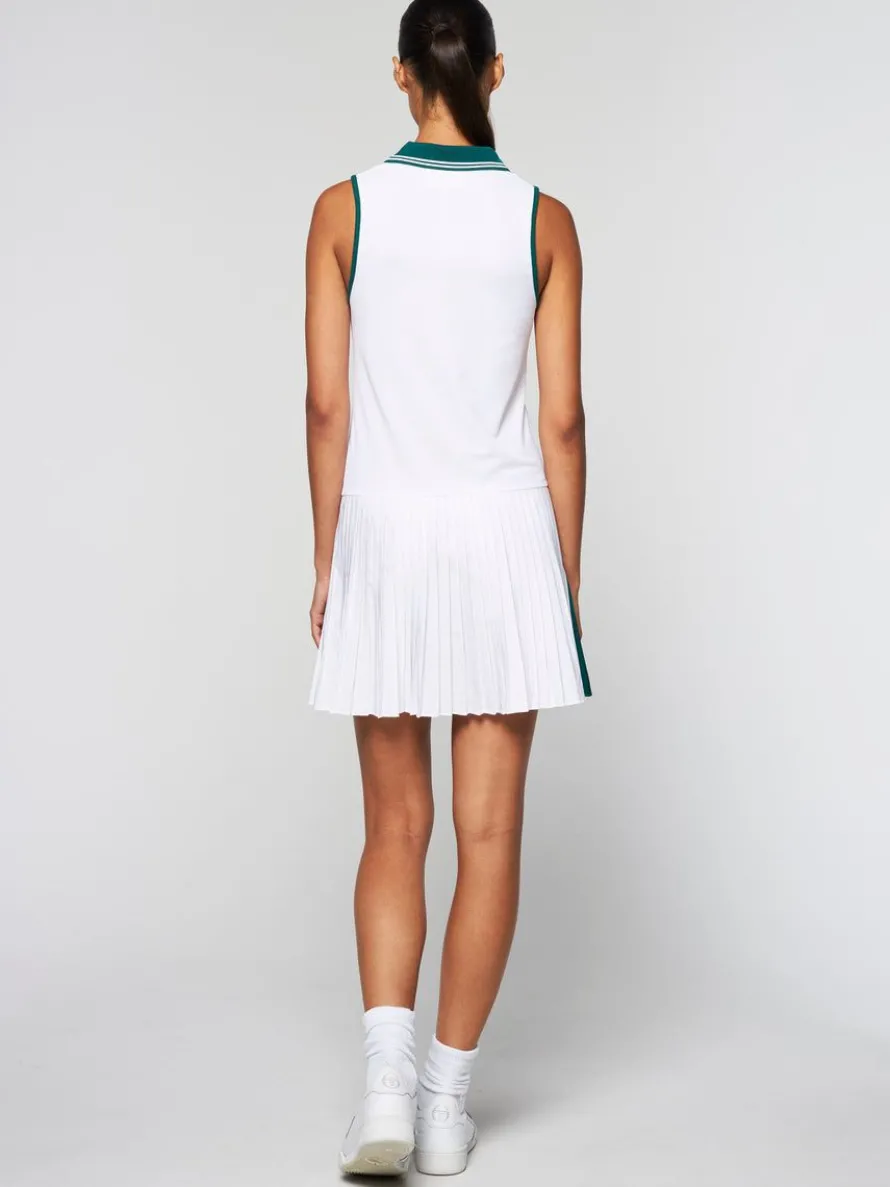 Women'S Monza Tennis Dress- Brilliant White