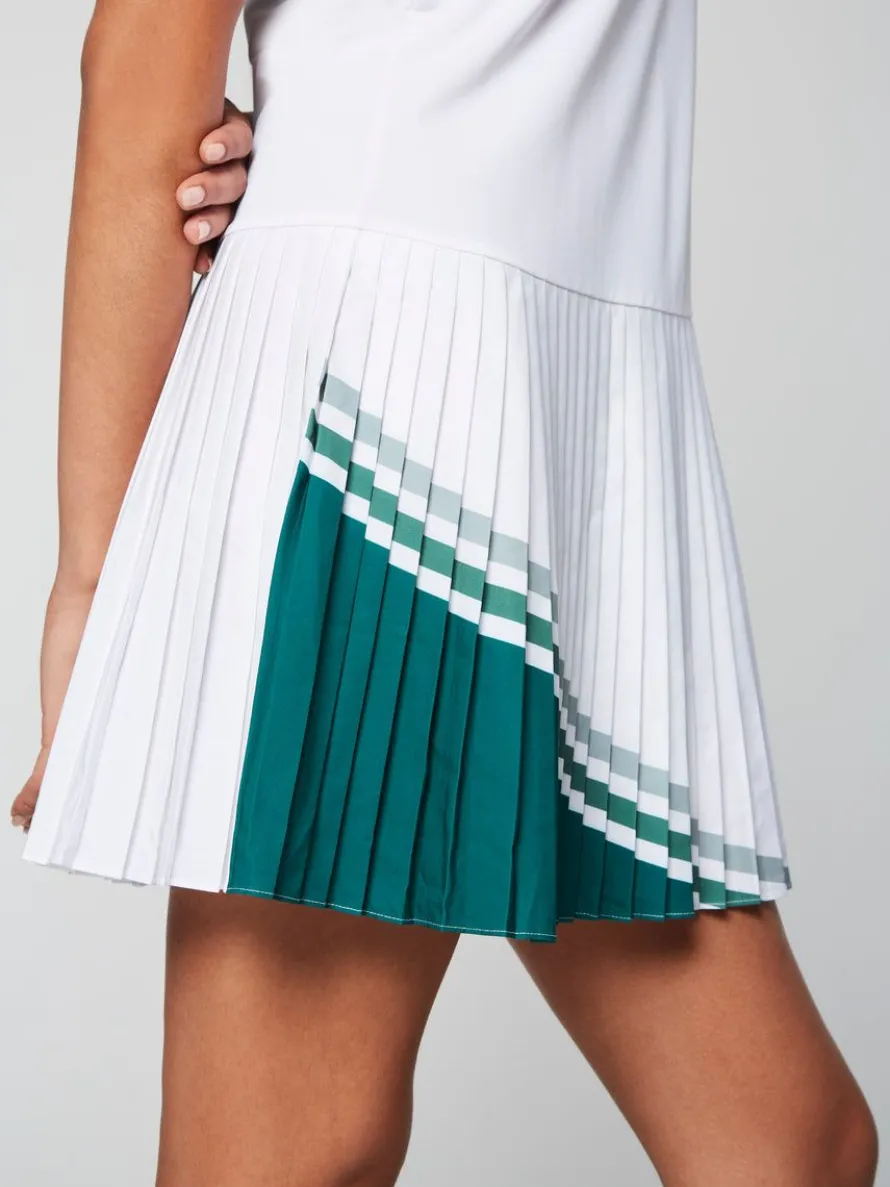 Women'S Monza Tennis Dress- Brilliant White