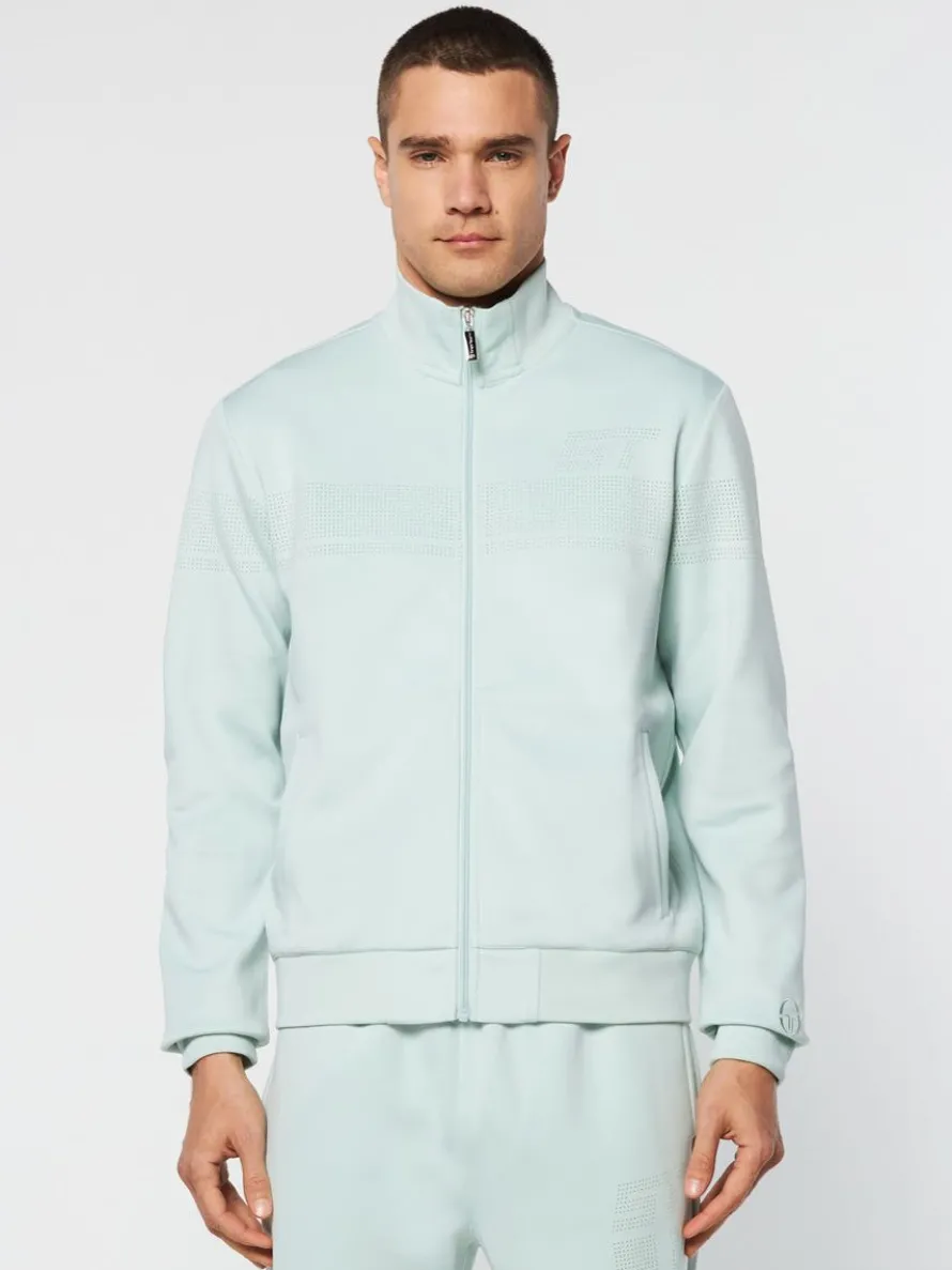 Perforata Track Jacket- Surf Spray