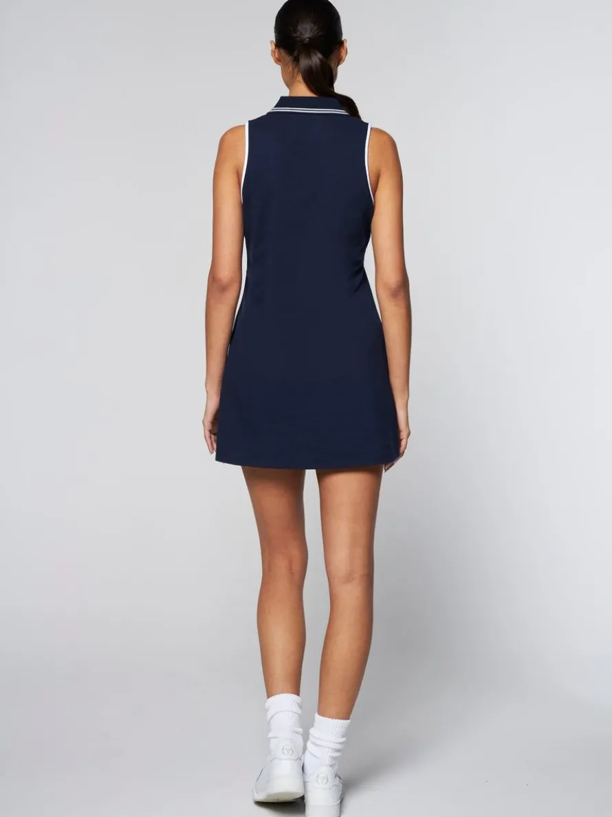 Women'S Vigentino Tennis Dress- Maritime Blue