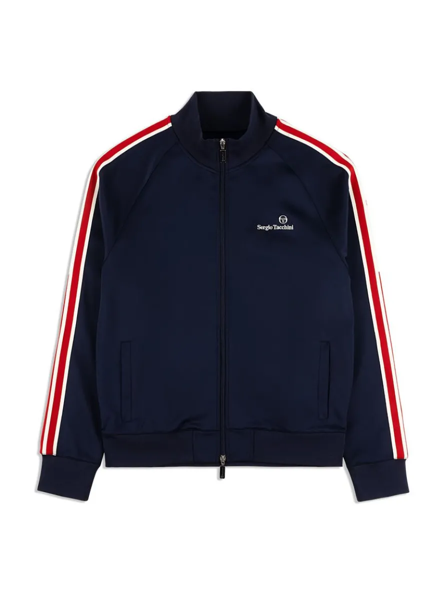Gromo Tape Track Jacket- Maritime Blue