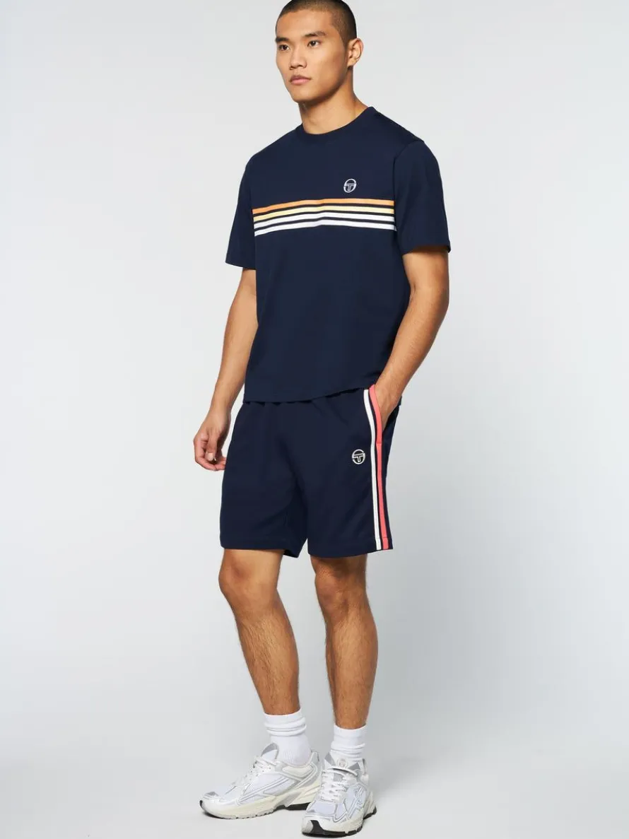 New Melfi T-Shirt- Maritime Blue/ White