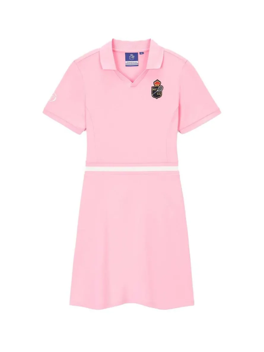 Rally Mch Polo Dress- Light Pink