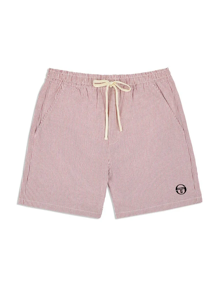 Cosimo Oxford Shorts- Wild Rose