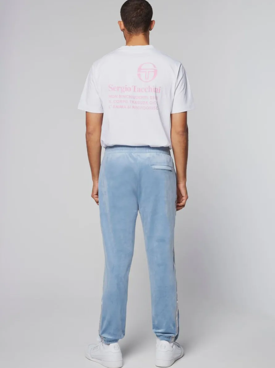 Tipo Velour Track Pant- Mountain Spring
