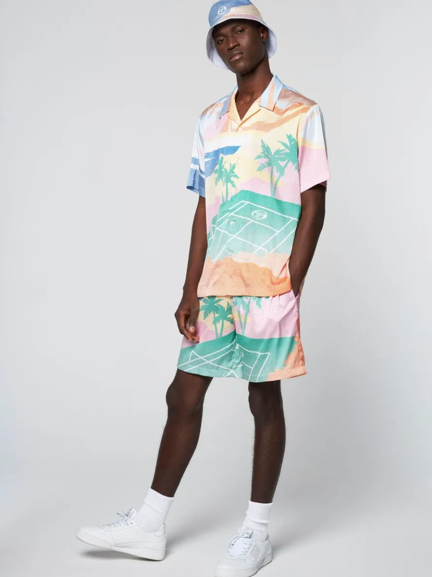 Riviera Reversible Bucket Hat- Deep Mint/ Multi