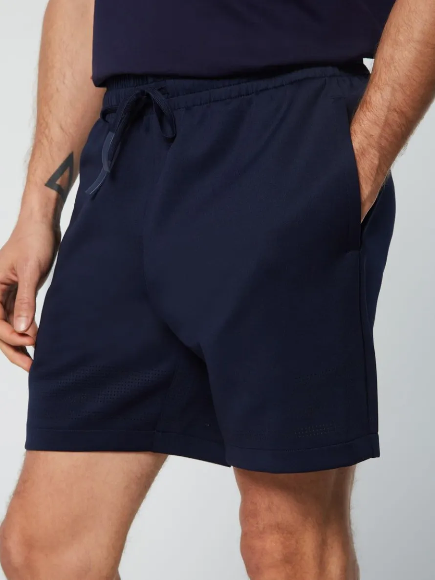 Perforata Short- Maritime Blue