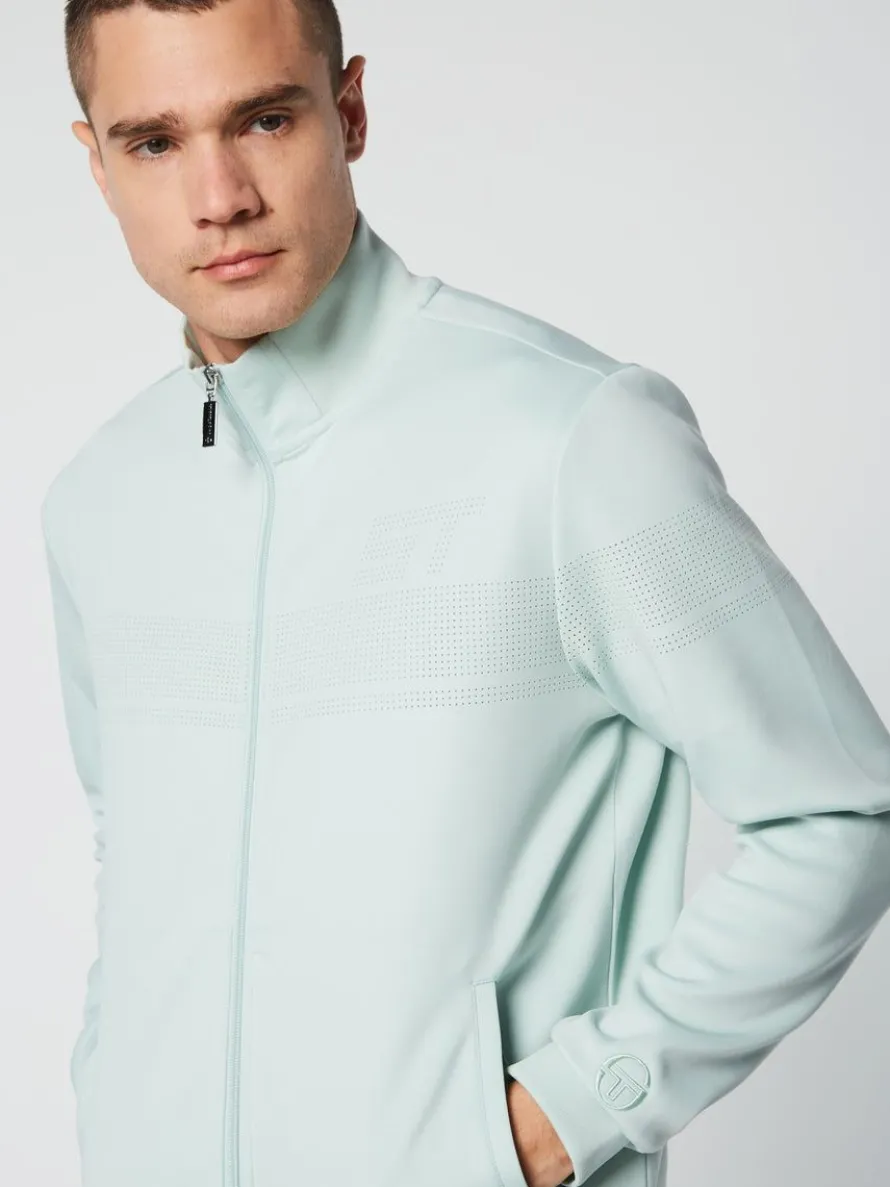 Perforata Track Jacket- Surf Spray