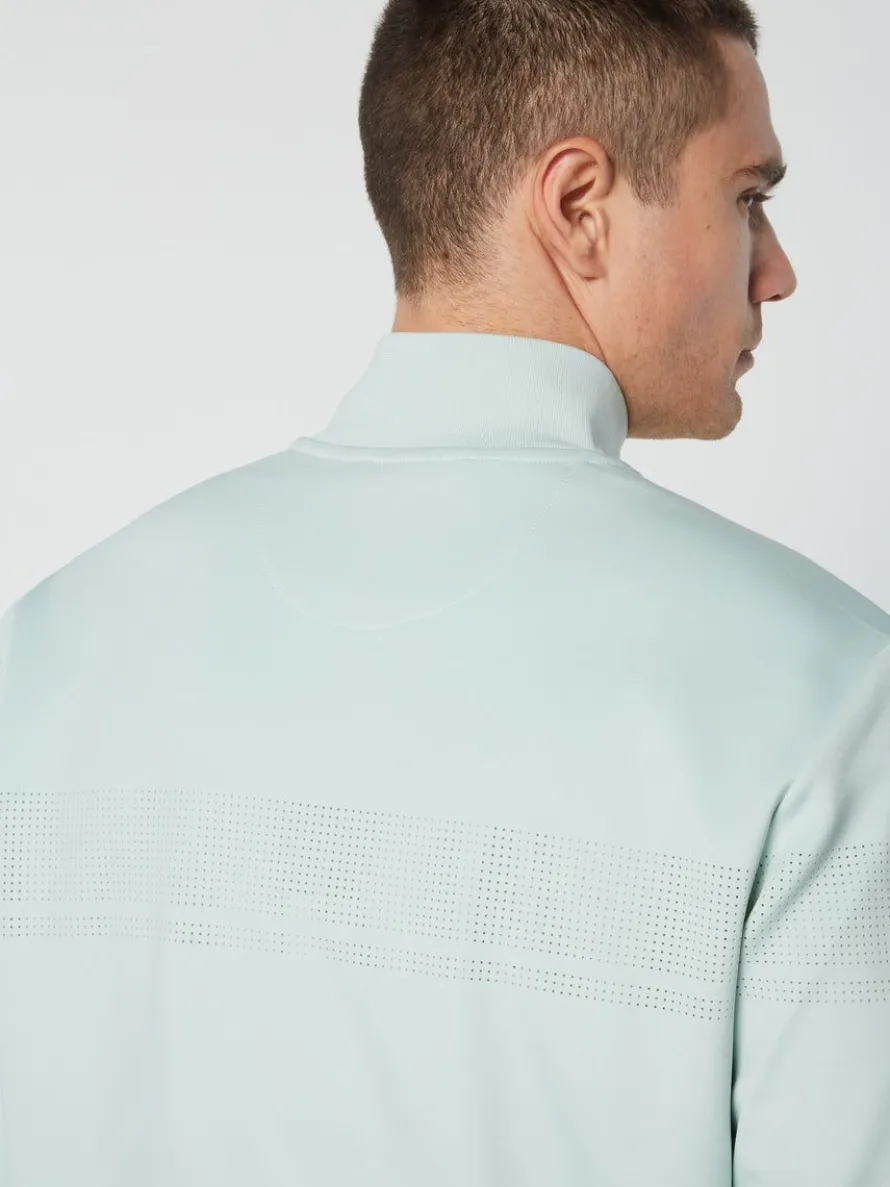 Perforata Track Jacket- Surf Spray