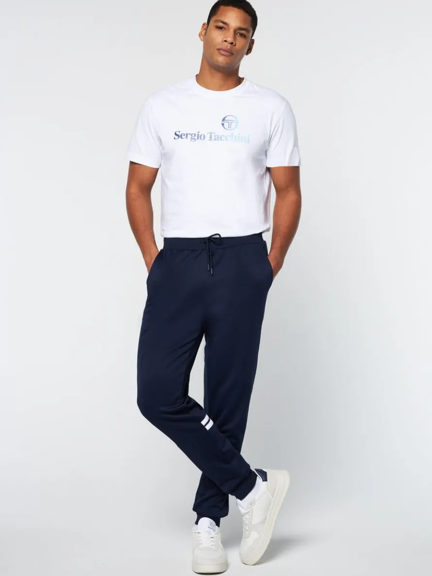 Dallas Track Pant Archivio- Maritime Blue/ White