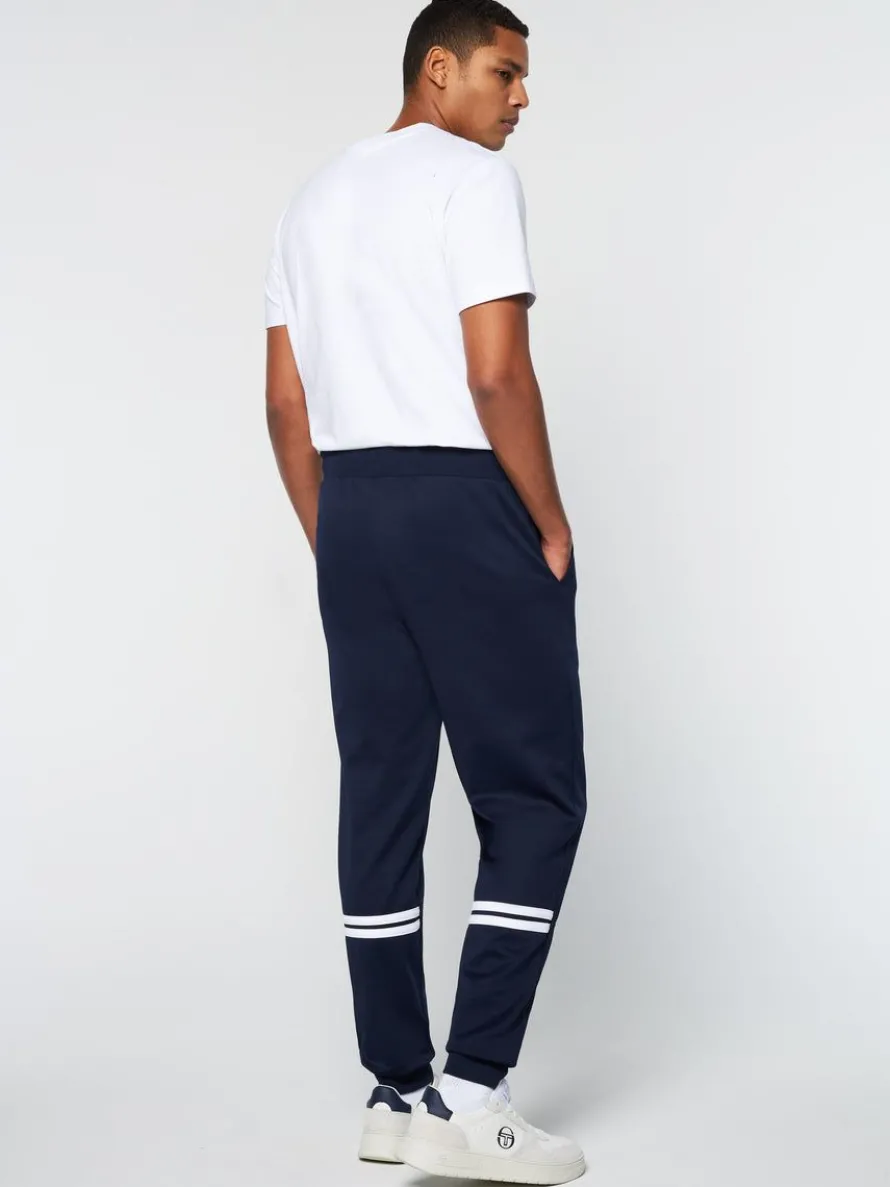 Dallas Track Pant Archivio- Maritime Blue/ White