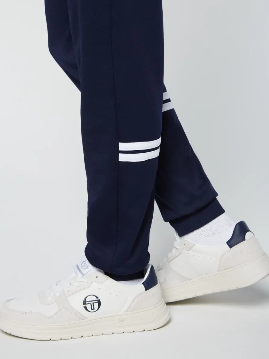 Dallas Track Pant Archivio- Maritime Blue/ White