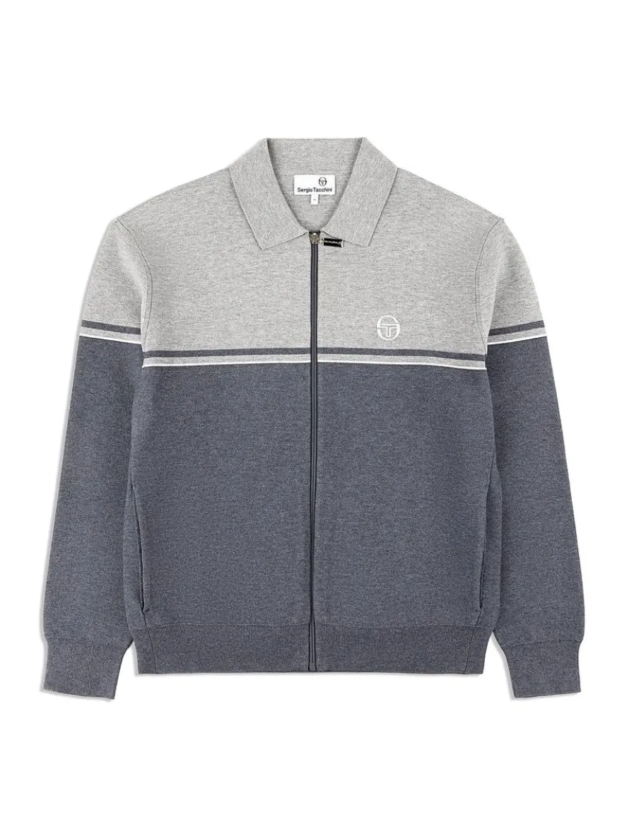 Nostra Track Jacket- Dark Grey/ Melange