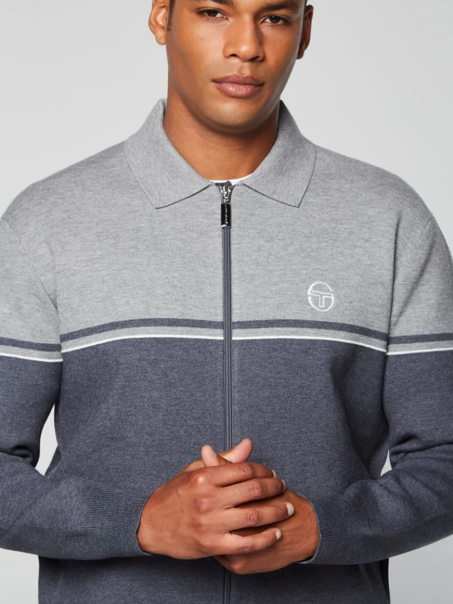 Nostra Track Jacket- Dark Grey/ Melange