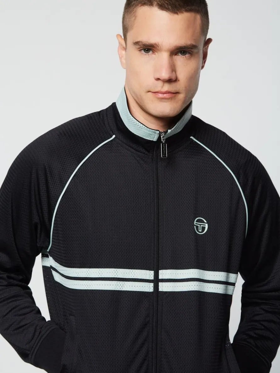 Spazio Dallas Track Jacket- Black Beauty