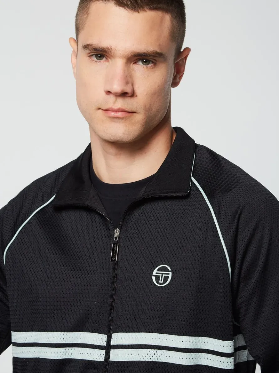 Spazio Dallas Track Jacket- Black Beauty