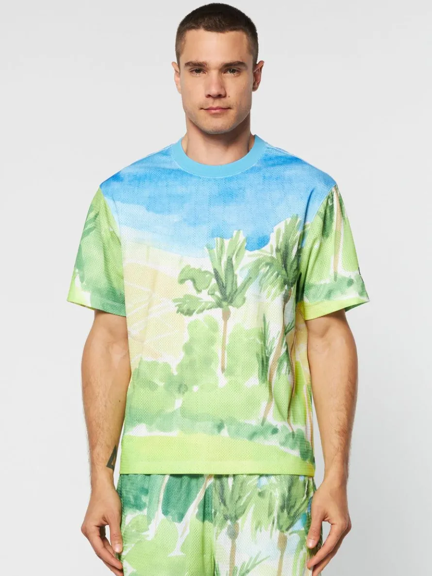 Spazio T-Shirt- Multi Print