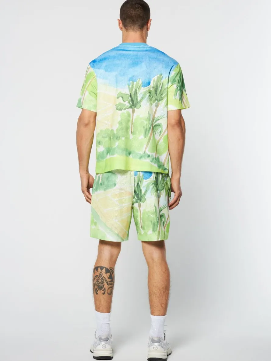 Spazio T-Shirt- Multi Print