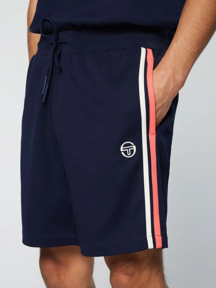Damarindo Short Archivio- Gardenia/ Maritime Blue