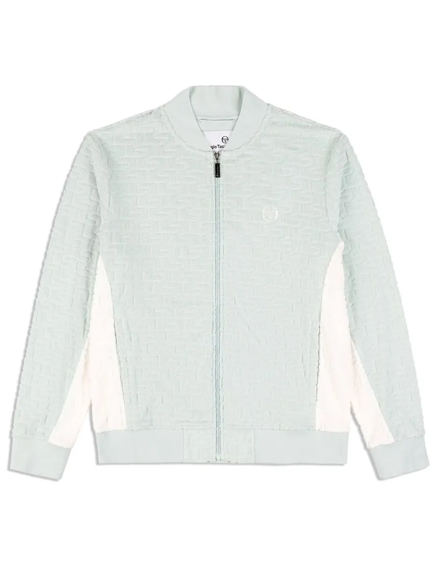 Livata Monogram Track Jacket- Surf Spray