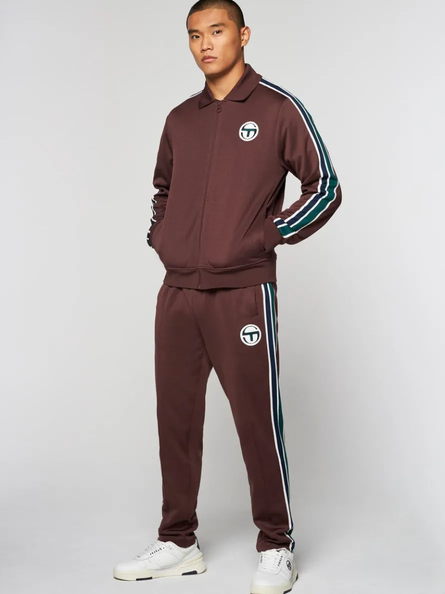 Monte Track Jacket Archivio- Deep Mahogany