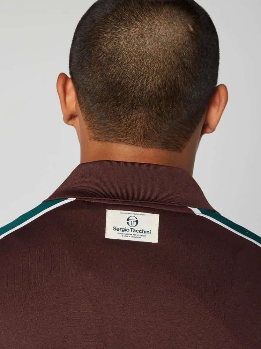 Monte Track Jacket Archivio- Deep Mahogany