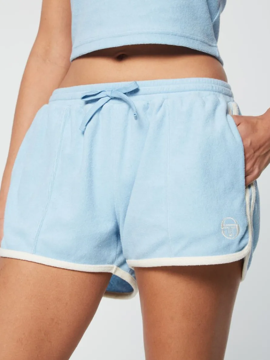 Laura High Waist Short- Clear Sky