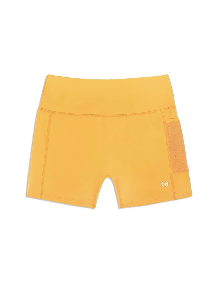 Elisa Tennis Short- Tangerine