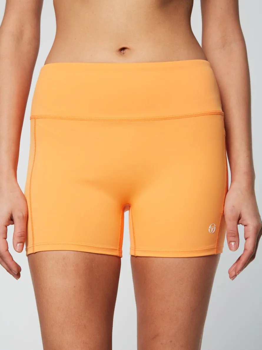 Elisa Tennis Short- Tangerine