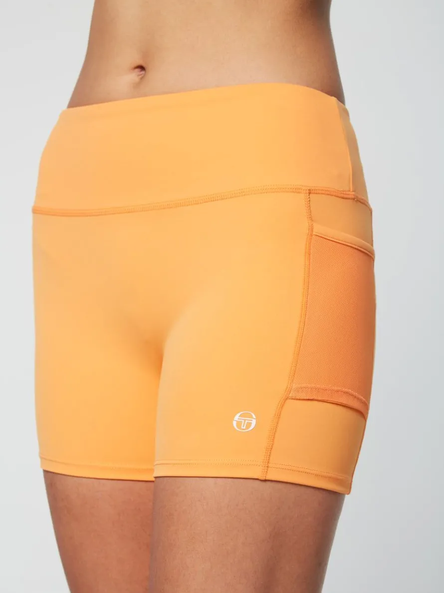 Elisa Tennis Short- Tangerine