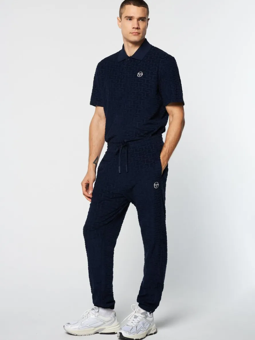 Livata Monogram Track Pant- Maritime Blue