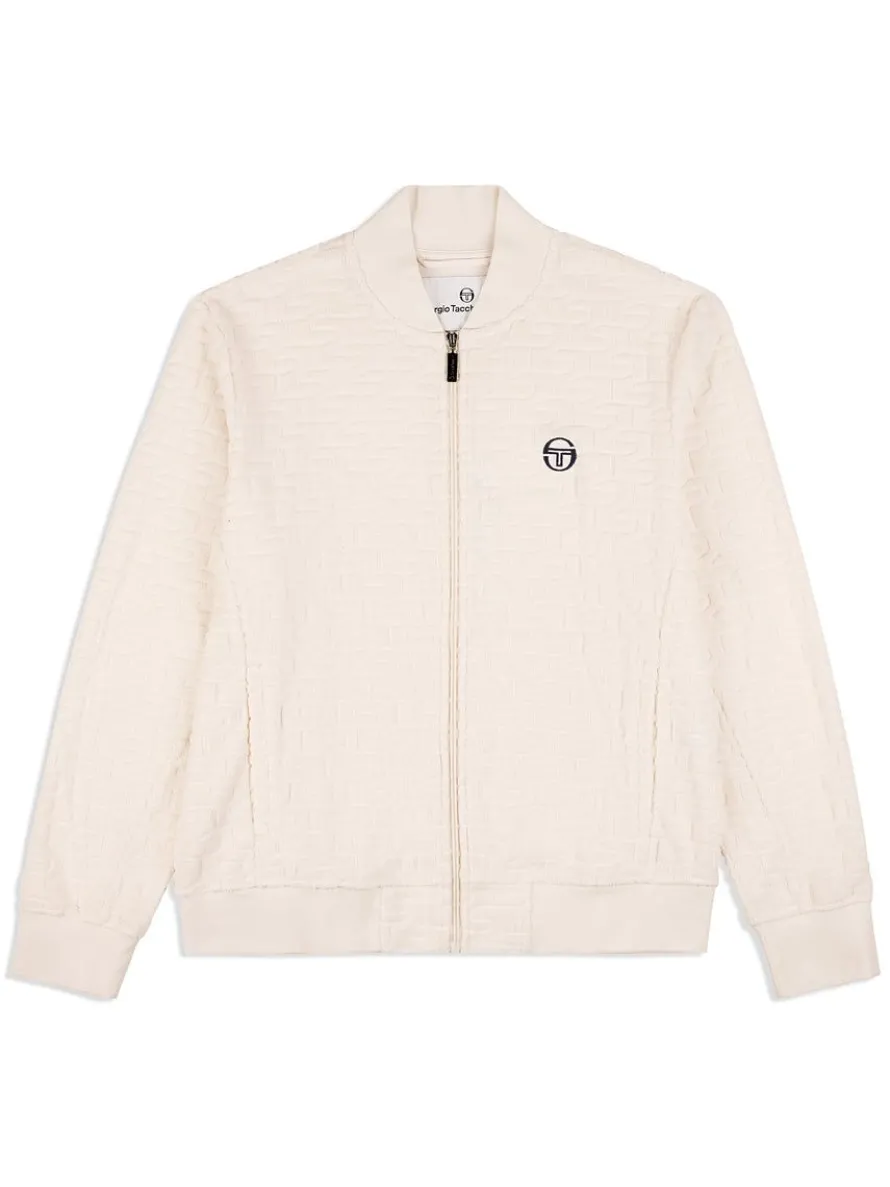 Livata Monogram Track Jacket- Gardenia