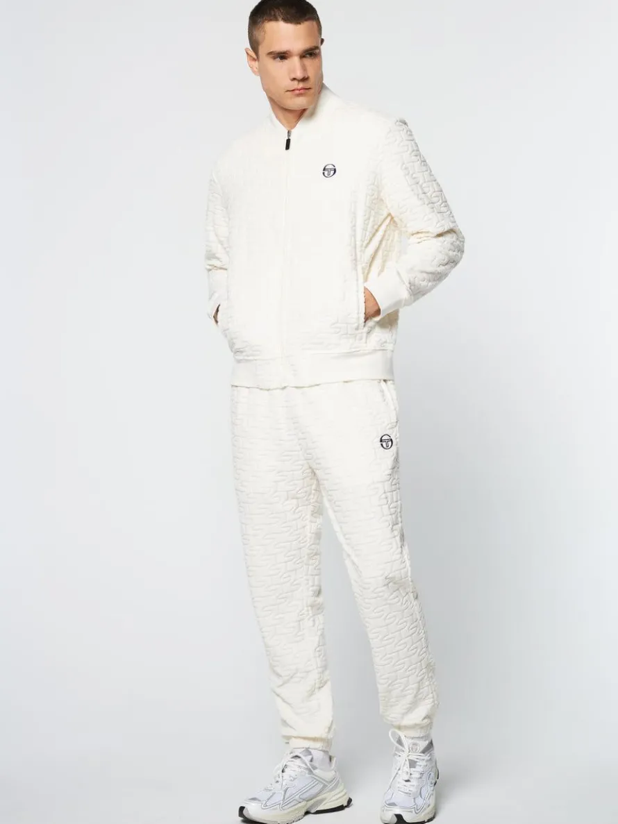 Livata Monogram Track Jacket- Gardenia