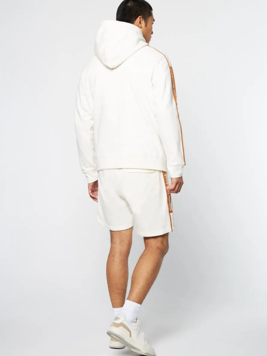Pereto Tape Hoodie- Gardenia