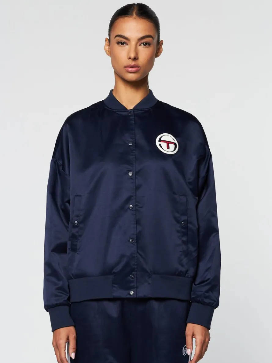 Miss Angela Bomber Jacket- Maritime Blue