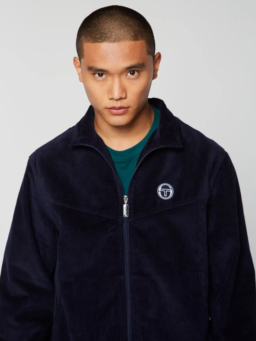 Coste Zip-Up Jacket- Maritime Blue