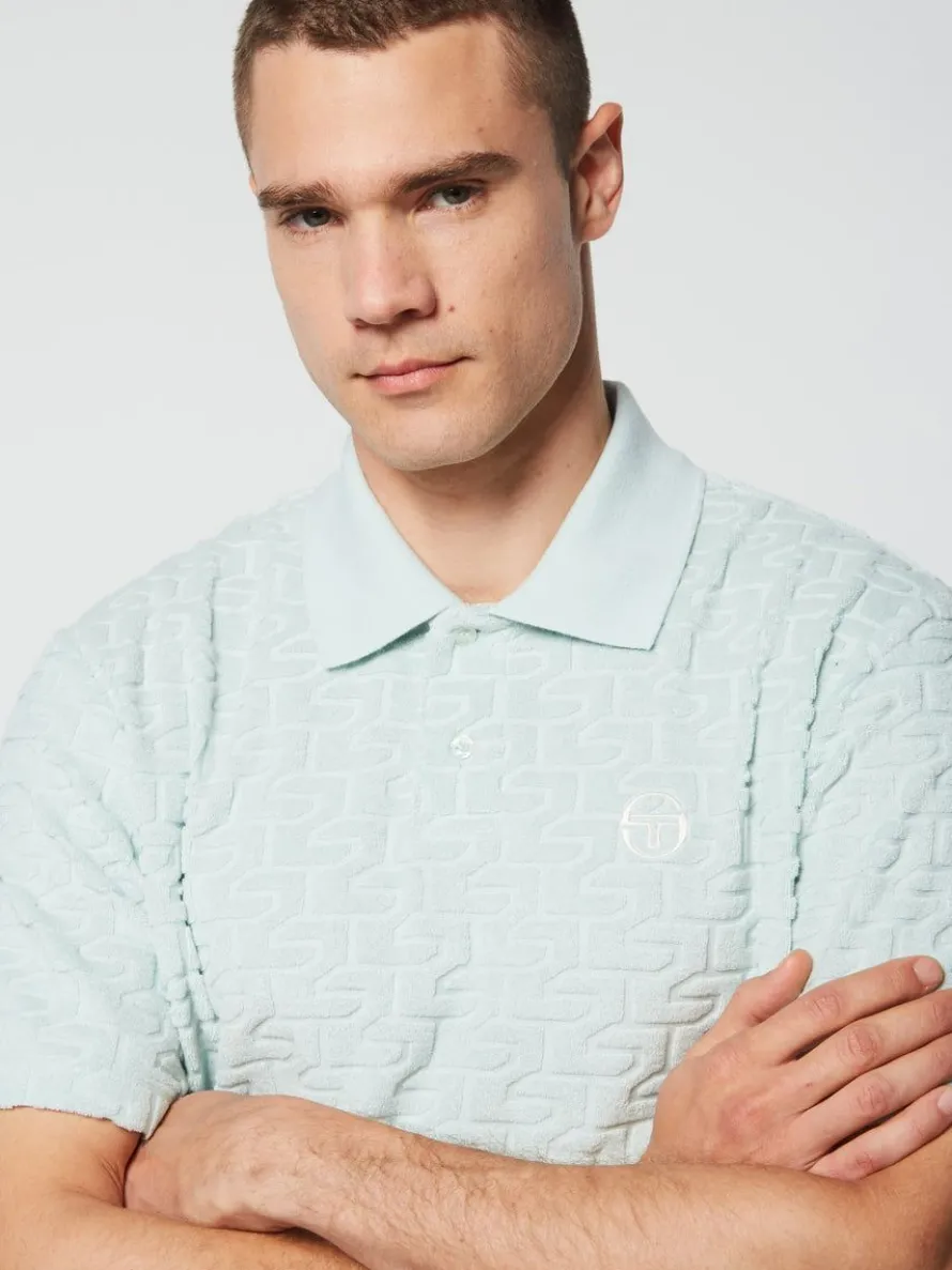 Livata Monogram Polo- Surf Spray
