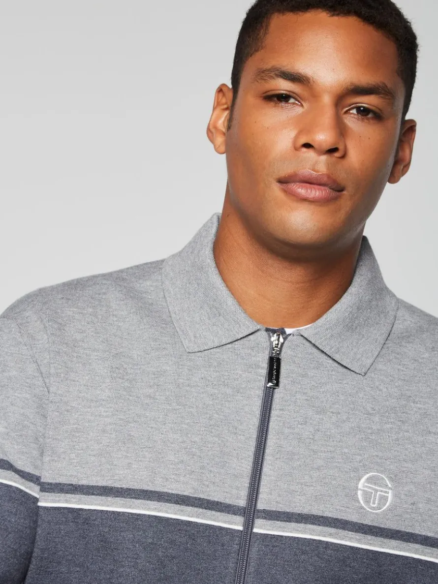 Nostra Track Jacket- Dark Grey/ Melange