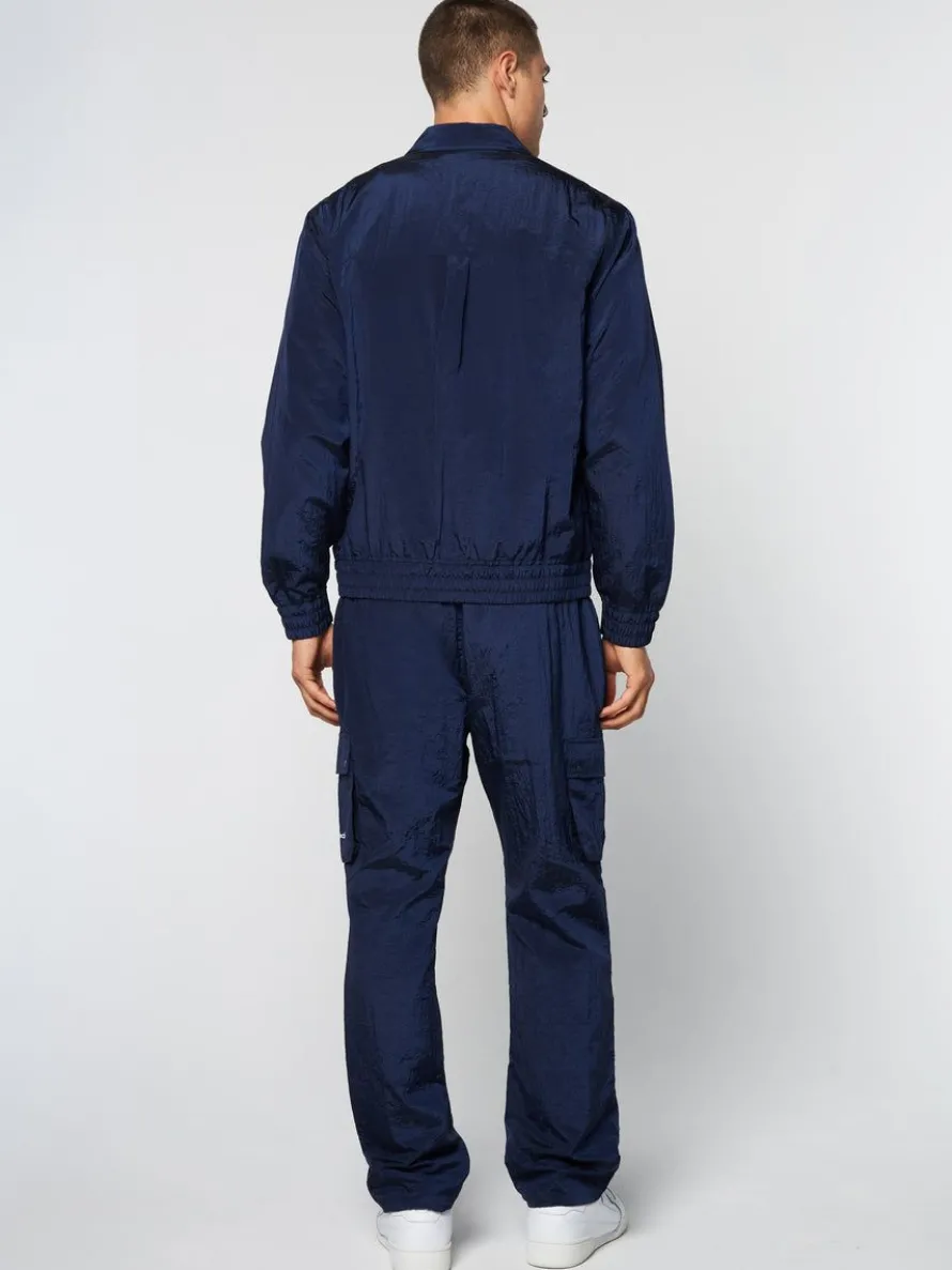 Devonte Track Jacket- Maritime Blue