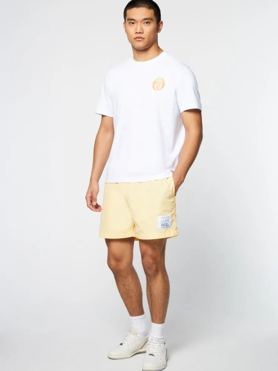 Tenda T-Shirt- Brilliant White/ Tangerine