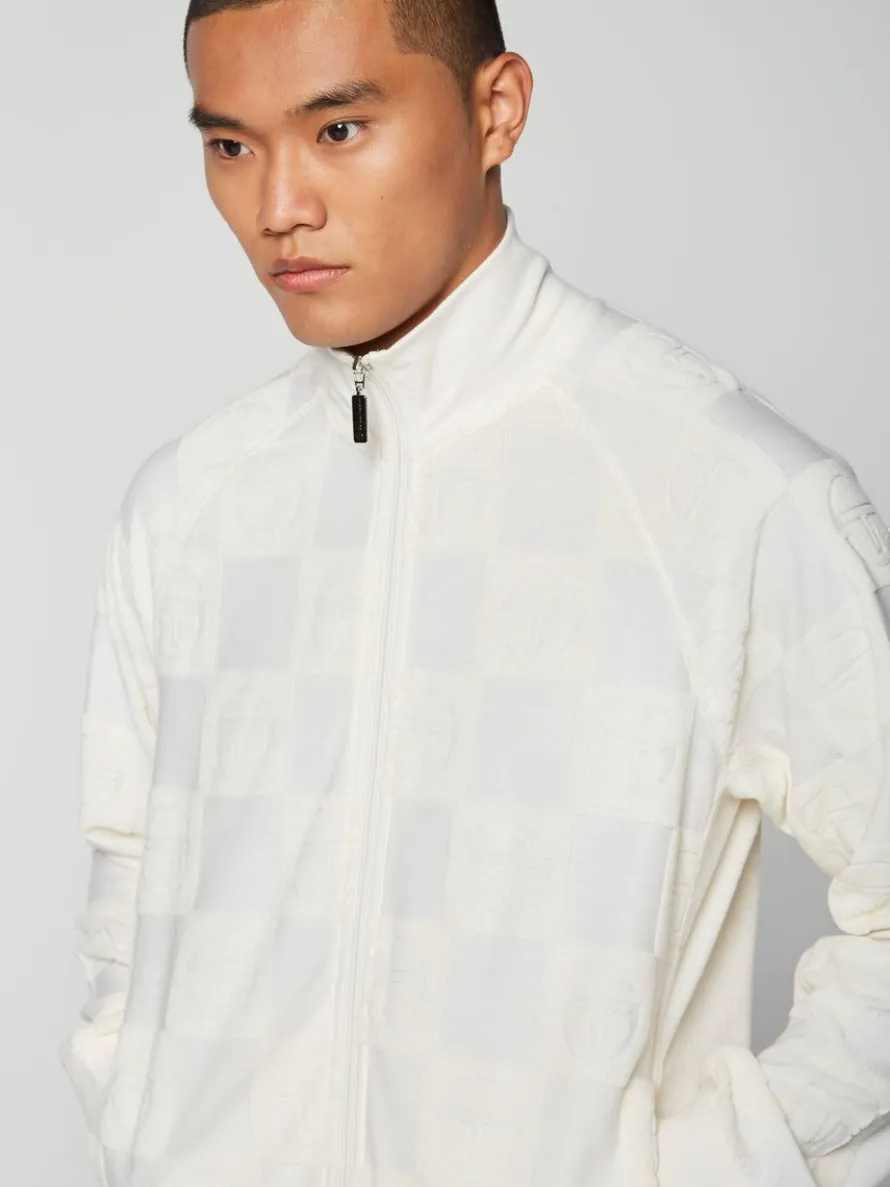 Anzio Zip-Up Track Jacket-Gardenia