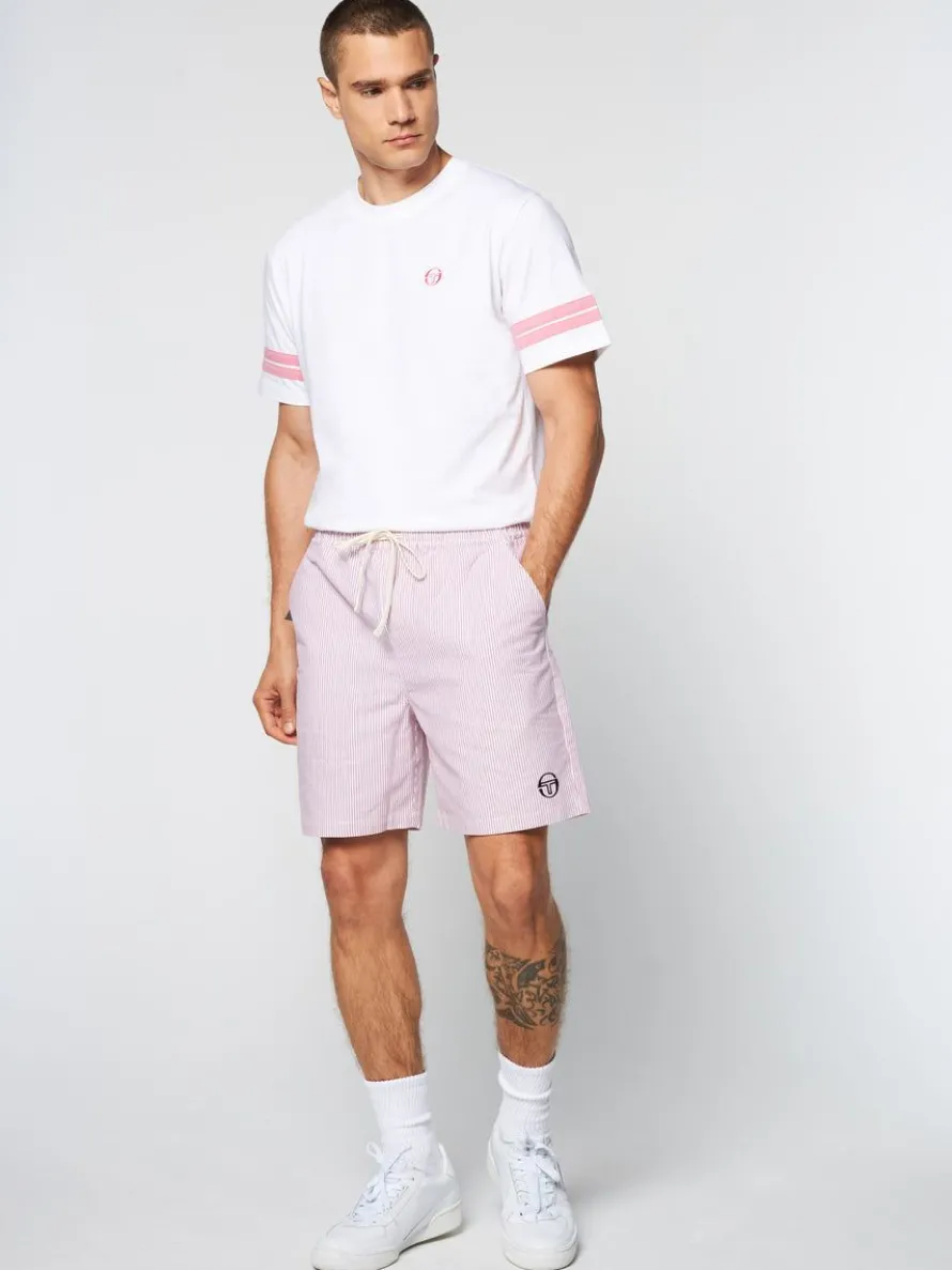 Cosimo Oxford Shorts- Wild Rose