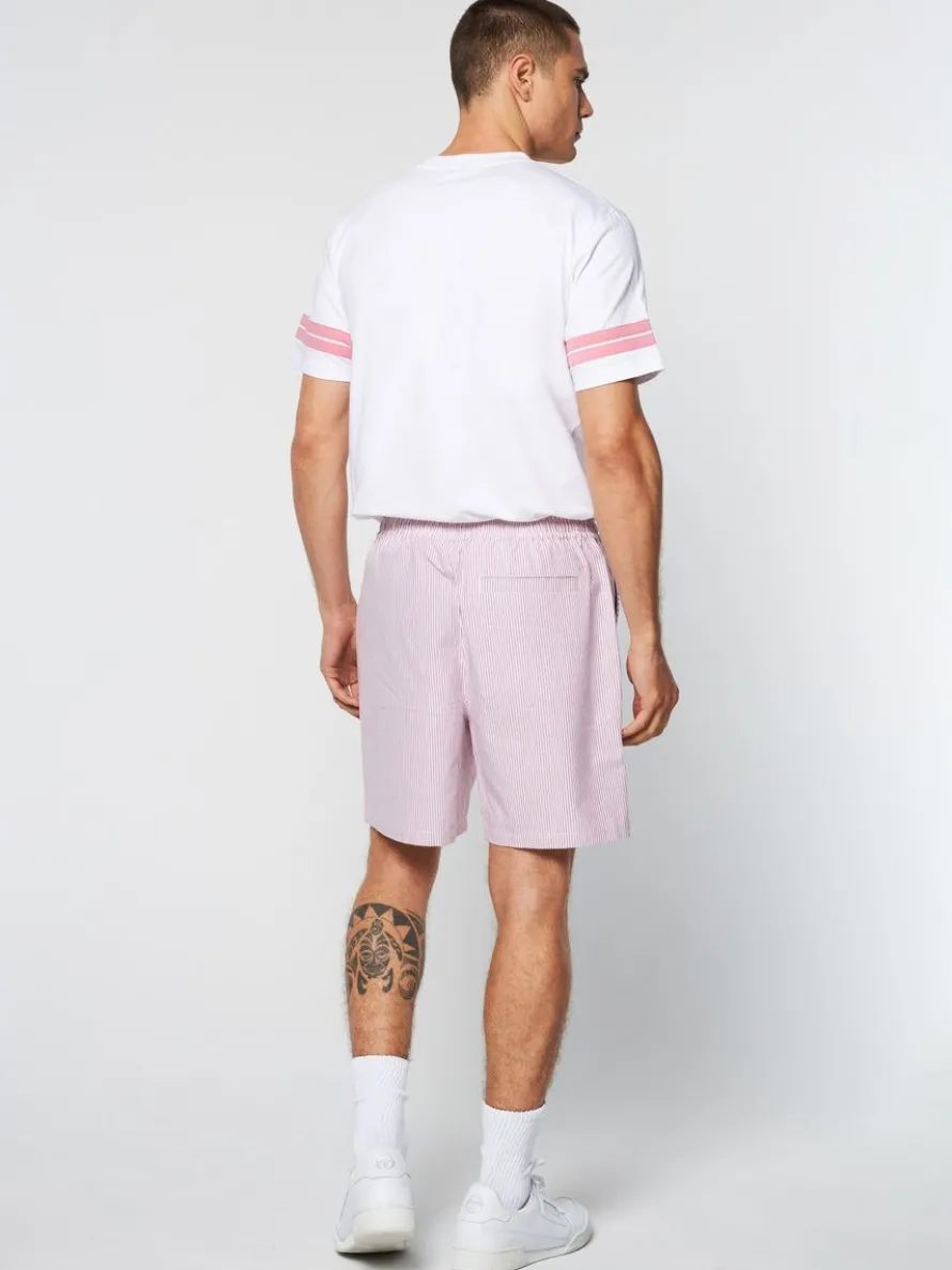 Cosimo Oxford Shorts- Wild Rose