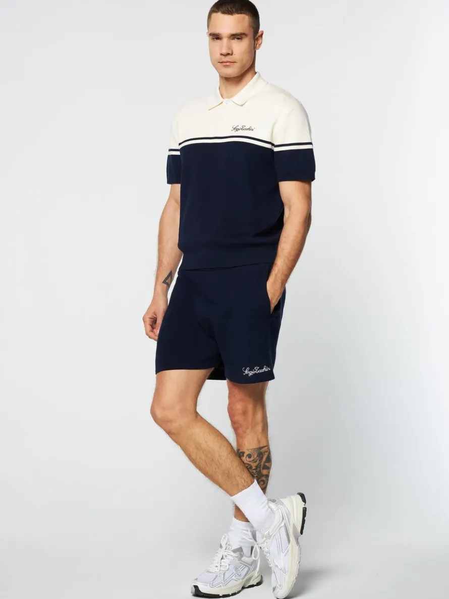 Roselli Knit Polo- Gardenia