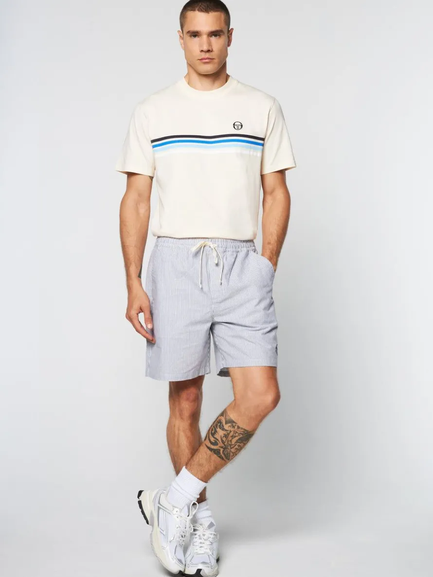 Cosimo Oxford Shorts- Maritime Blue