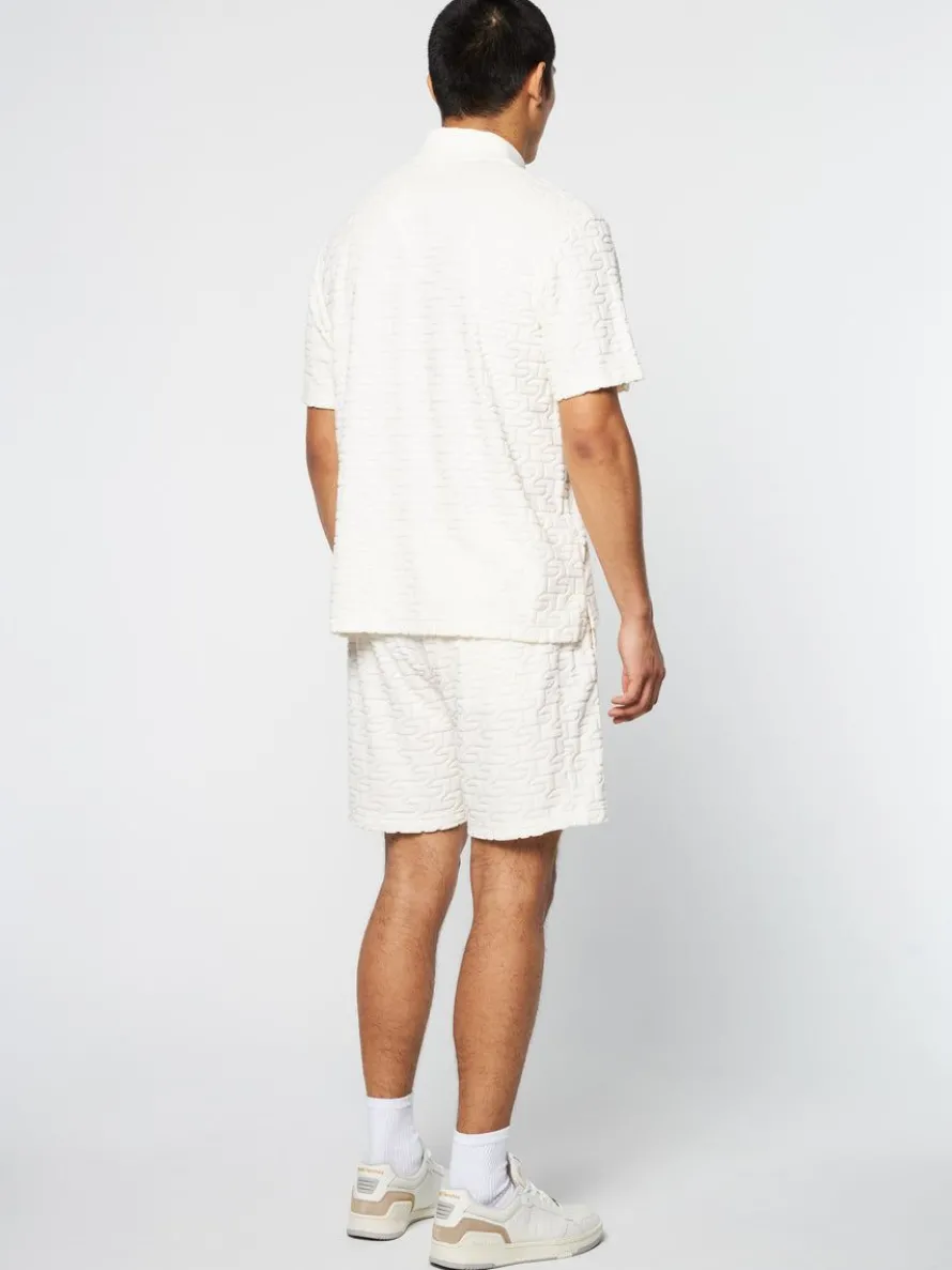 Livata Monogram Polo- Gardenia