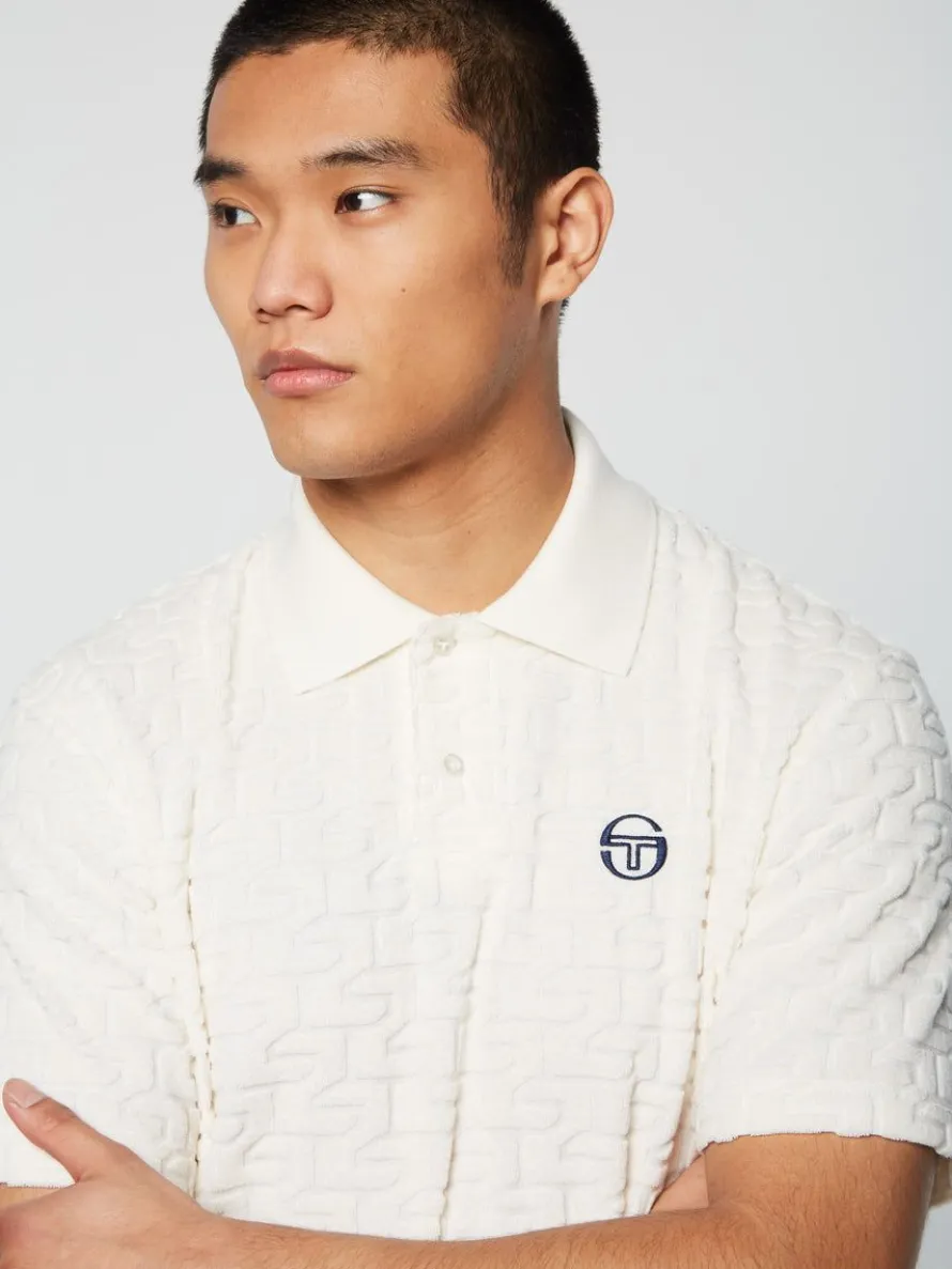 Livata Monogram Polo- Gardenia