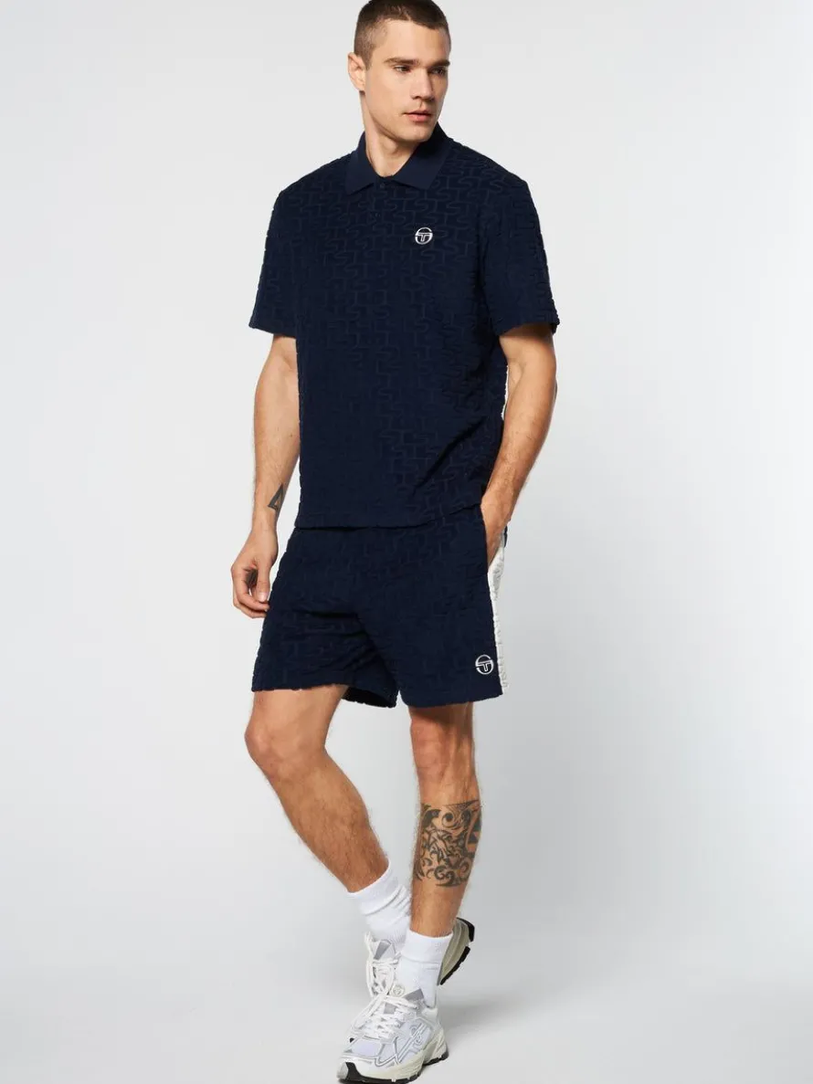 Livata Monogram Polo- Maritime Blue